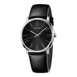 Calvin Klein Posh Black Dial Black Leather Strap Watch for Men - K8Q311C1 Authentic Buy Shop Now