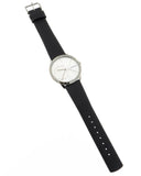 Calvin Klein Minimal Silver Dial Black Leather Strap Watch for Men - K3M211CY Authentic Buy Shop Now