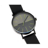 Calvin Klein Boost Black Dial Black Leather Strap Watch for Men - K7Y214CL Authentic Buy Shop Now