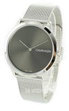 Calvin Klein Minimal Grey Dial Silver Mesh Bracelet Watch for Men - K3M211Y3 Authentic Buy Shop Now