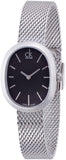 Calvin Klein Incentive Black Dial Silver Mesh Bracelet Watch for Women - K3P23121 Authentic Buy Shop Now