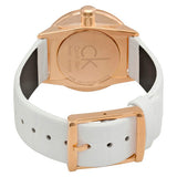 Calvin Klein Accent White Dial White Leather Strap Watch for Women - K2Y2Y6K6 Authentic Buy Shop Now
