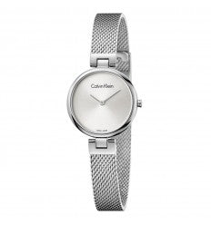 Calvin Klein Authentic White Dial Silver Mesh Bracelet Watch for Women - K8G23126 Authentic Buy Shop Now
