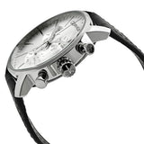 Calvin Klein City Chronograph Silver Dial Black Leather Strap Watch for Men - K2G271C6 Authentic Buy Shop Now