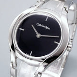 Calvin Klein Class Black Dial Silver Steel Strap Watch for Women - K6R23121 Authentic Buy Shop Now