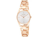 Calvin Klein Dainty White Dial Rose Gold Steel Strap Watch for Women - K7L23646 Authentic Buy Shop Now