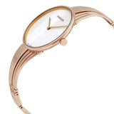 Calvin Klein Drift White Dial Rose Gold Steel Strap Watch for Women - K6S2N616 Authentic Buy Shop Now