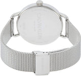 Calvin Klein Even Black Dial Silver Mesh Bracelet Watch for Women - K7B21121 Authentic Buy Shop Now