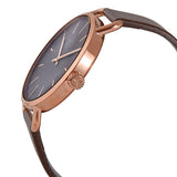 Calvin Klein Even Grey Dial Brown Leather Strap Watch for Women - K7B216G3 Authentic Buy Shop Now
