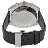 Calvin Klein Masculine Chronograph Black Dial Black Leather Strap Watch for Men - K2H27102 Authentic Buy Shop Now