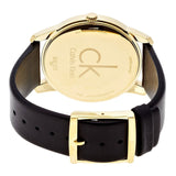 Calvin Klein City Silver Dial Black Leather Strap Watch for Men - K2G21520 Authentic Buy Shop Now