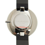Calvin Klein Full Moon Black Dial Black Leather Strap Watch for Women - K8Y231C1 Authentic Buy Shop Now
