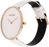 Calvin Klein Full Moon White Dial White Leather Strap Watch for Women - K8Y236L6 Authentic Buy Shop Now