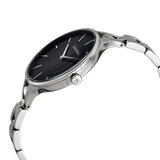 Calvin Klein Graphic Black Dial Silver Steel Strap Watch for Women - K7E23141 Authentic Buy Shop Now
