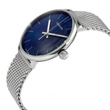 Calvin Klein High Noon Quartz Blue Dial Silver Mesh Bracelet Watch for Men - K8M2112N Authentic Buy Shop Now