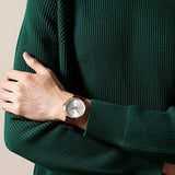 Calvin Klein High Noon Silver Dial Brown Leather Strap Watch for Men - K8M216G6 Authentic Buy Shop Now