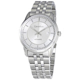 Calvin Klein Infinity Automatic Silver Dial Silver Steel Strap Watch for Men - K5S34146 Authentic Buy Shop Now