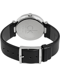 Calvin Klein Sight Silver Dial Black Leather Strap Watch for Men - K1S21120 Authentic Buy Shop Now