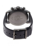 Calvin Klein City Chronograph Grey Dial Black Leather Strap Watch for Men - K2G177C3 Authentic Buy Shop Now