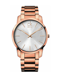 Calvin Klein City White Dial Rose Gold Steel Strap Watch for Men - K2G21646 Authentic Buy Shop Now