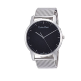 Calvin Klein City Chronograph Black Dial Silver Mesh Bracelet Watch for Men - K2G2G121 Authentic Buy Shop Now