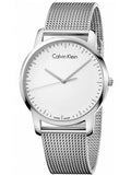 Calvin Klein City Chronograph White Dial Silver Mesh Bracelet Watch for Men - K2G2G126 Authentic Buy Shop Now