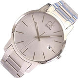Calvin Klein City Silver Dial Silver Steel Strap Watch for Men - K2G2G146 Authentic Buy Shop Now