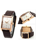 Calvin Klein Window White Dial Brown Leather Strap Watch for Women - K2M23620 Authentic Buy Shop Now