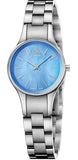 Calvin Klein Simplicity Blue Dial Silver Steel Strap Watch for Women - K432314N Authentic Buy Shop Now