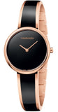 Calvin Klein Seduce Black Dial Two Tone Steel Strap Watch for Women - K4E2N611 Authentic Buy Shop Now