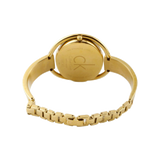 Calvin Klein Impetuous White Dial Gold Steel Strap Watch for Women - K4F2N516 Authentic Buy Shop Now