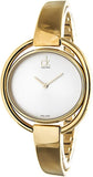 Calvin Klein Impetuous White Dial Gold Steel Strap Watch for Women - K4F2N516 Authentic Buy Shop Now
