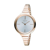 Calvin Klein Lively White Dial Rose Gold Steel Strap Watch for Women - K4U23626 Authentic Buy Shop Now