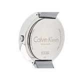 Calvin Klein Chic Silver Dial White Leather Strap Watch for Women - K7N23UP8 Authentic Buy Shop Now