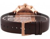 Calvin Klein High Noon Silver Dial Brown Leather Strap Watch for Men - K8M276G6 Authentic Buy Shop Now