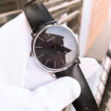 Calvin Klein Posh Black Dial Black Leather Strap Watch for Men - K8Q311C1 Authentic Buy Shop Now