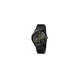 Calvin Klein Minimal Black Dial Black Mesh Bracelet Watch for Men - K3M214X1 Authentic Buy Shop Now