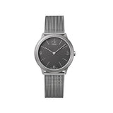 Calvin Klein Minimal Grey Dial Silver Mesh Bracelet Watch for Men - K3M52154 Authentic Buy Shop Now