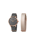 Calvin Klein Even Grey Dial Grey NATO Strap Watch for Men - K7B216P3 Authentic Buy Shop Now