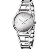 Calvin Klein Class White Dial Silver Steel Strap Watch for Women - K6R23126 Authentic Buy Shop Now