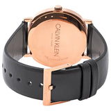Calvin Klein Posh Black Dial Black Leather Strap Watch for Men - K8Q316C3 Authentic Buy Shop Now