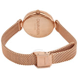 Calvin Klein Authentic Silver Dial Rose Gold Mesh Bracelet Watch for Women - K8G23626 Authentic Buy Shop Now