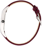 Calvin Klein Rebel Blue Maroon Dial Maroon Leather Strap Watch for Women - K8P231UN Authentic Buy Shop Now