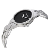 Calvin Klein Snake Black Dial Silver Steel Strap Watch For Women - K6E23141 Authentic Buy Shop Now