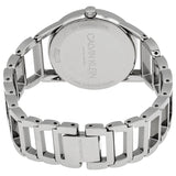 Calvin Klein Stately White Dial Silver Steel Strap Watch for Women - K3G23126 Authentic Buy Shop Now