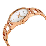 Calvin Klein Stately White Dial Rose Gold Steel Strap Watch for Women - K3G23626 Authentic Buy Shop Now