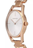 Calvin Klein Dainty White Dial Rose Gold Steel Strap Watch for Women - K7L23646 Authentic Buy Shop Now