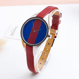 Calvin Klein Rebel Blue Maroon Dial Maroon Leather Strap Watch for Women - K8P231UN Authentic Buy Shop Now