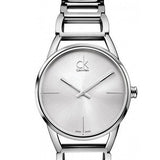 Calvin Klein Stately White Dial Silver Steel Strap Watch for Women - K3G23126 Authentic Buy Shop Now