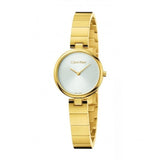 Calvin Klein Authentic Silver Dial Gold Steel Strap Watch for Women - K8G23546 Authentic Buy Shop Now